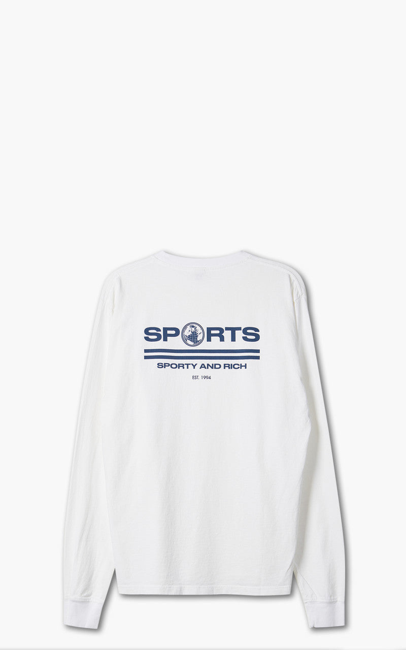Sporty & Rich Sports Longsleeve White