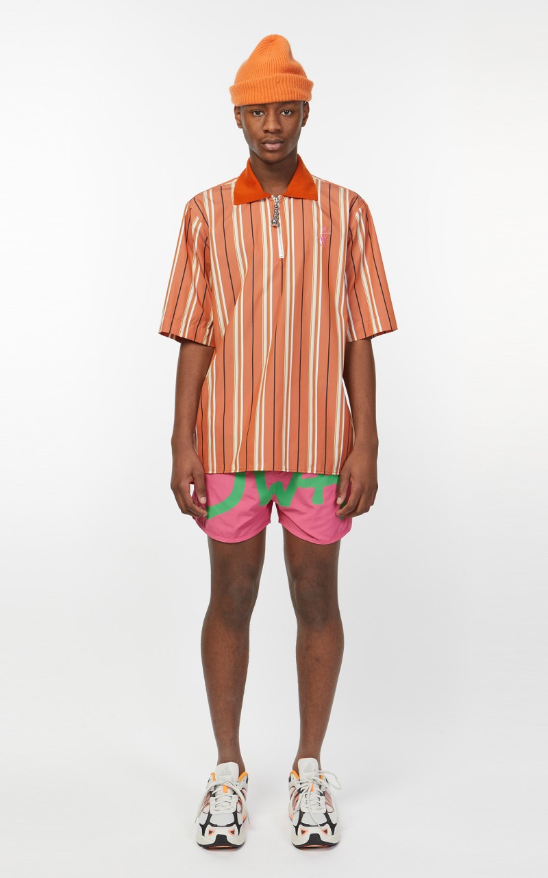 JW Anderson JWA Logo Swimshorts Pink/Green