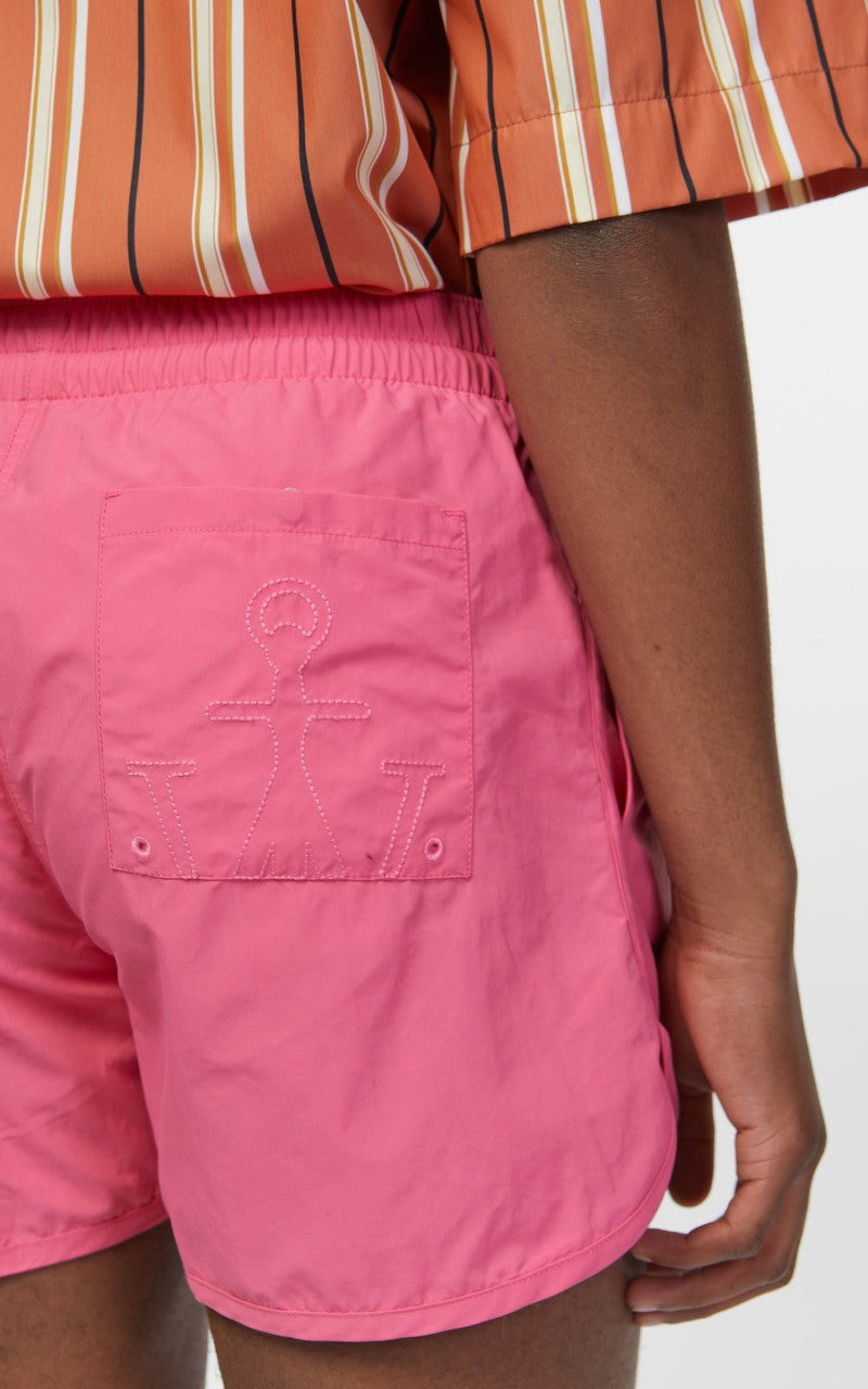 JW Anderson JWA Logo Swimshorts Pink/Green