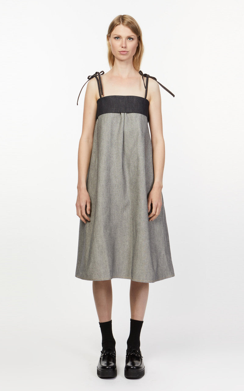 KIMHEKIM Carrie Strap Midi Dress Indigo