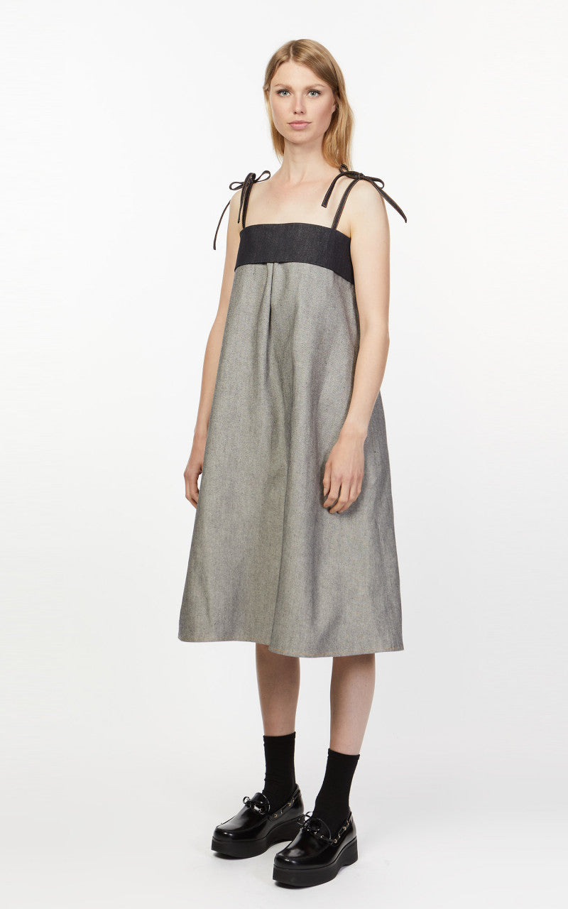 KIMHEKIM Carrie Strap Midi Dress Indigo