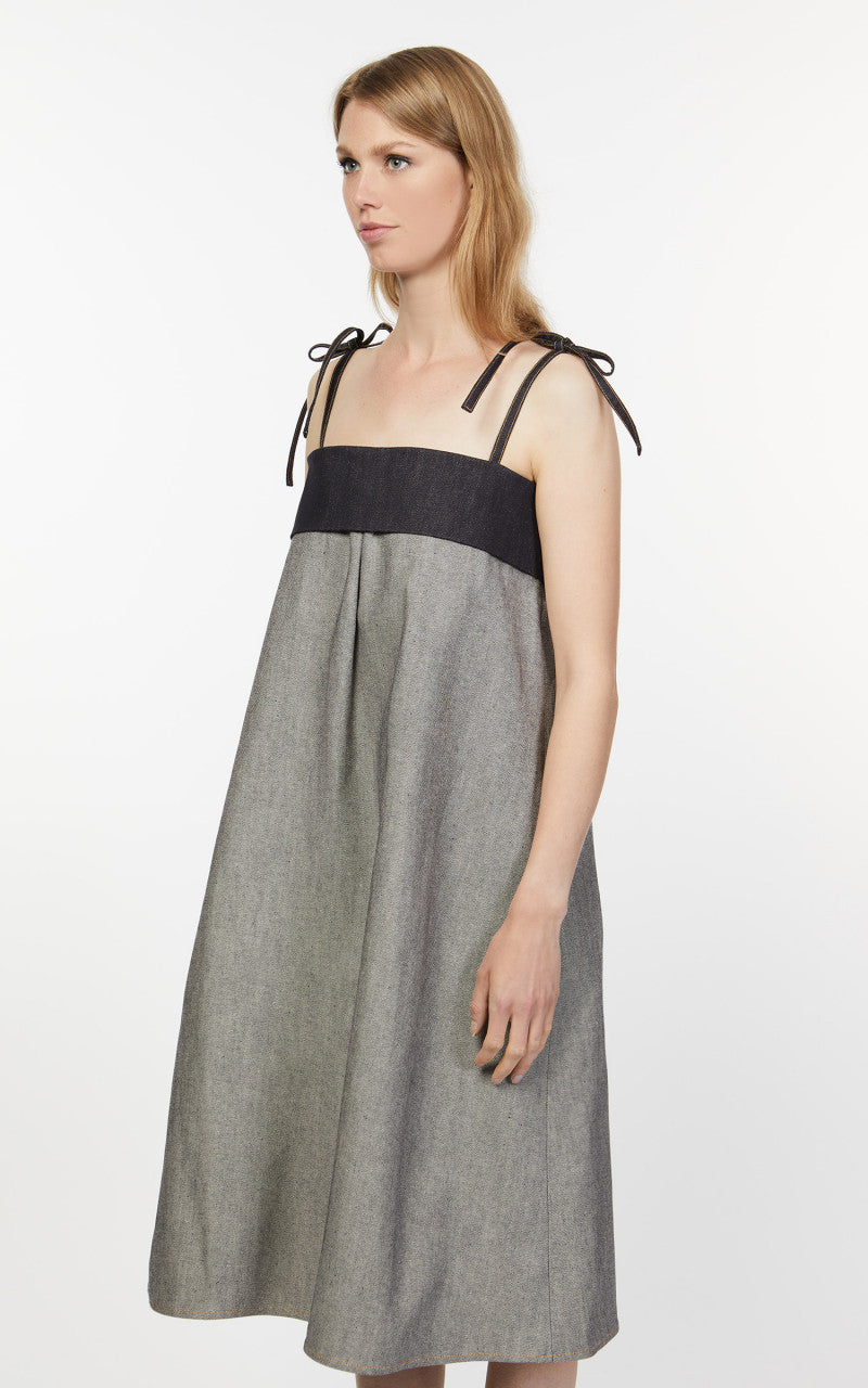 KIMHEKIM Carrie Strap Midi Dress Indigo