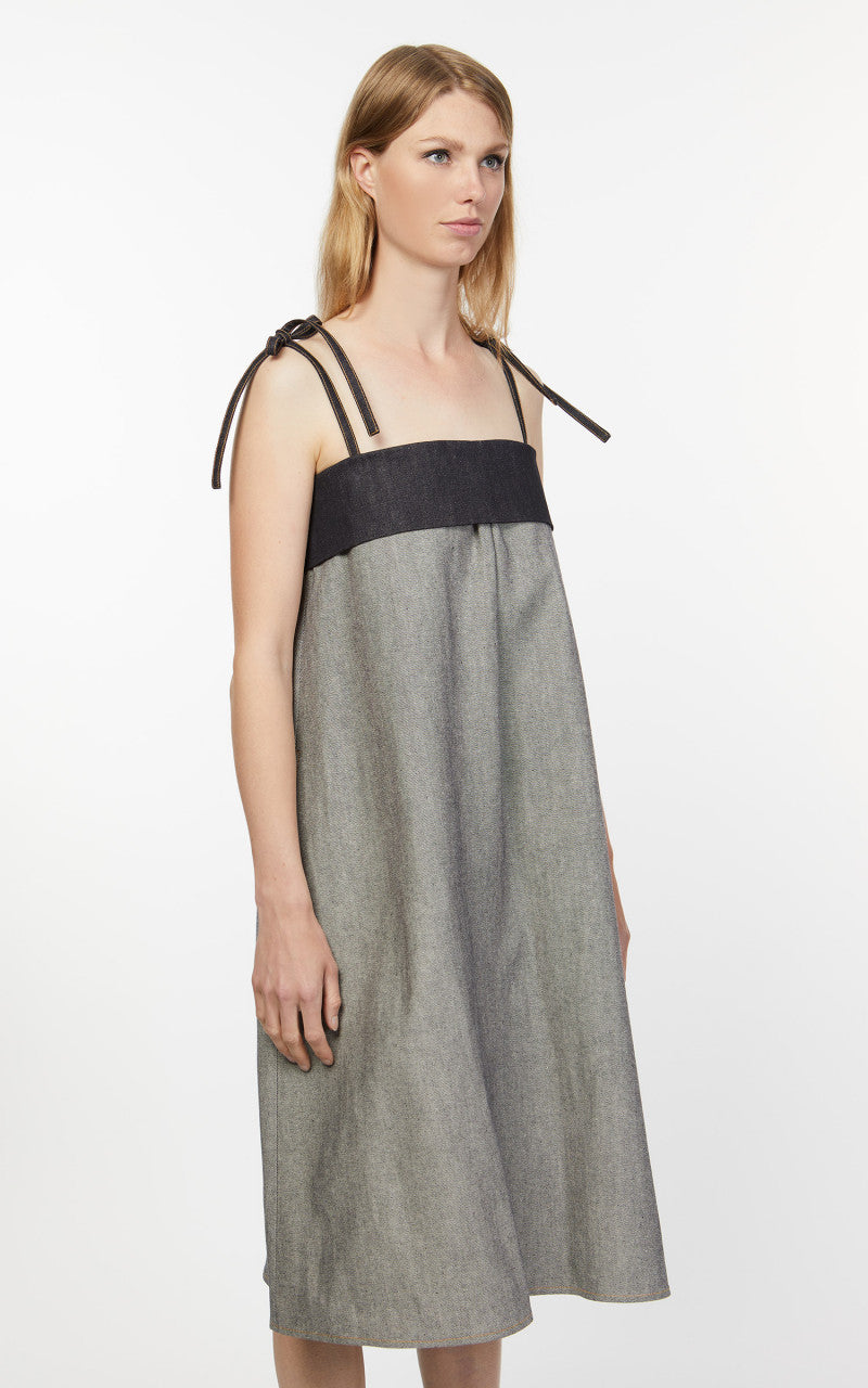 KIMHEKIM Carrie Strap Midi Dress Indigo