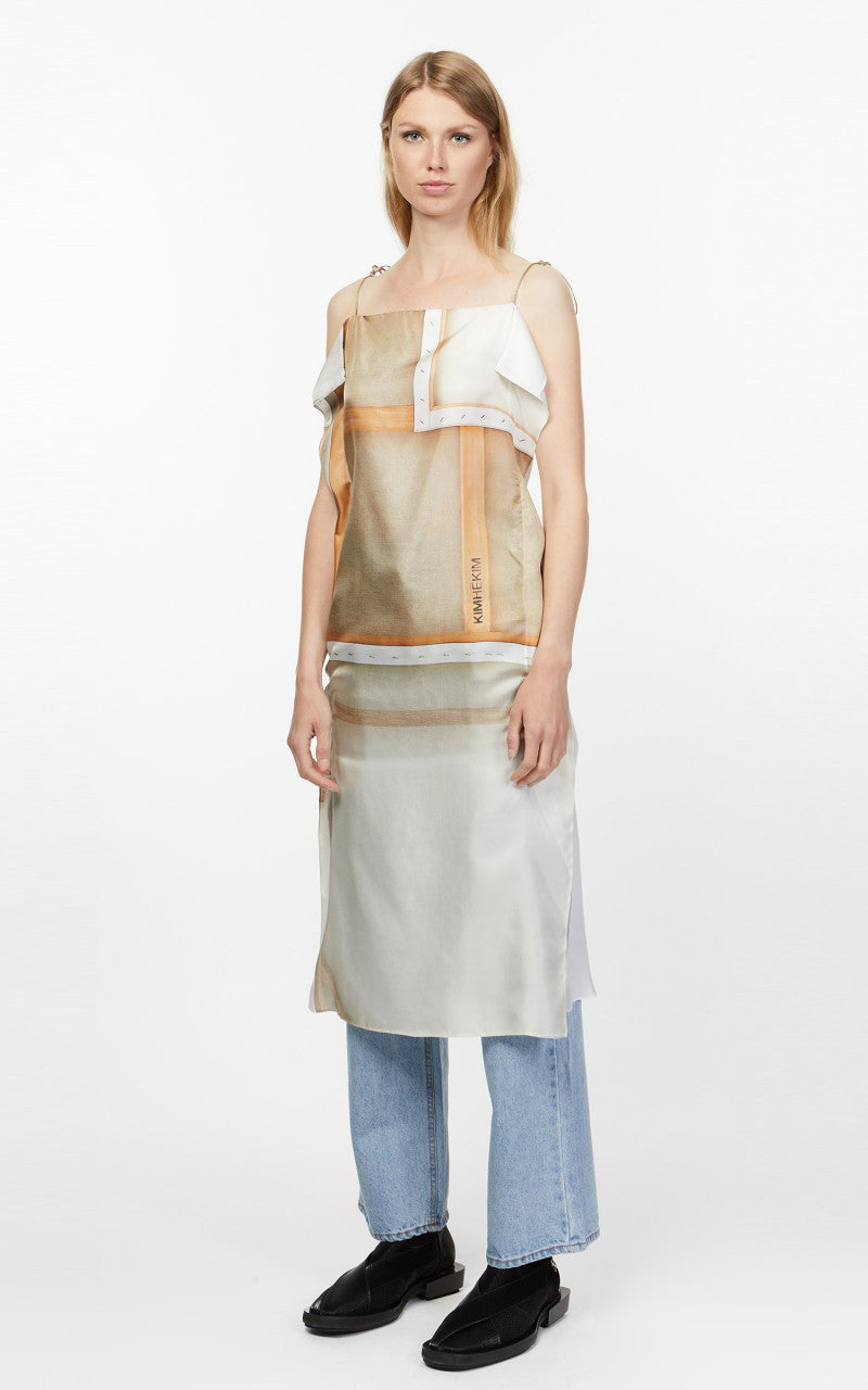 KIMHEKIM Serena Silk Slip Dress Print