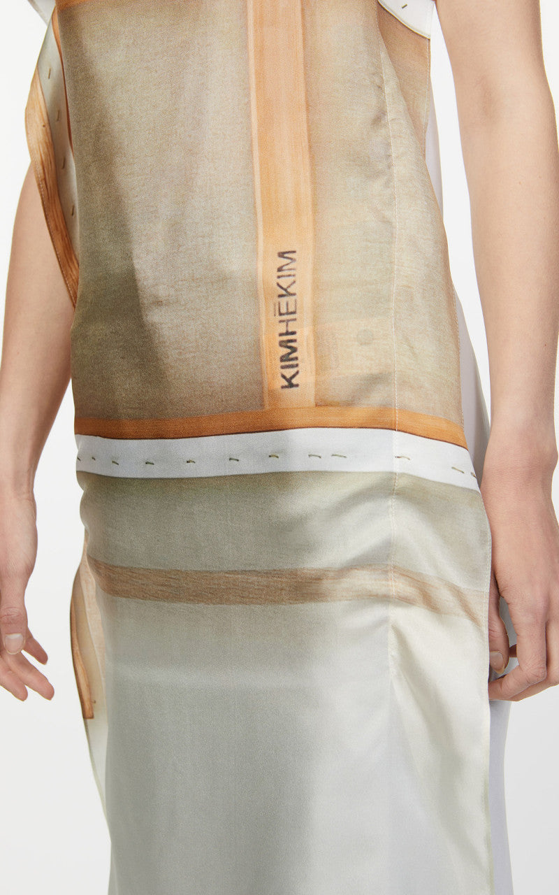 KIMHEKIM Serena Silk Slip Dress Print