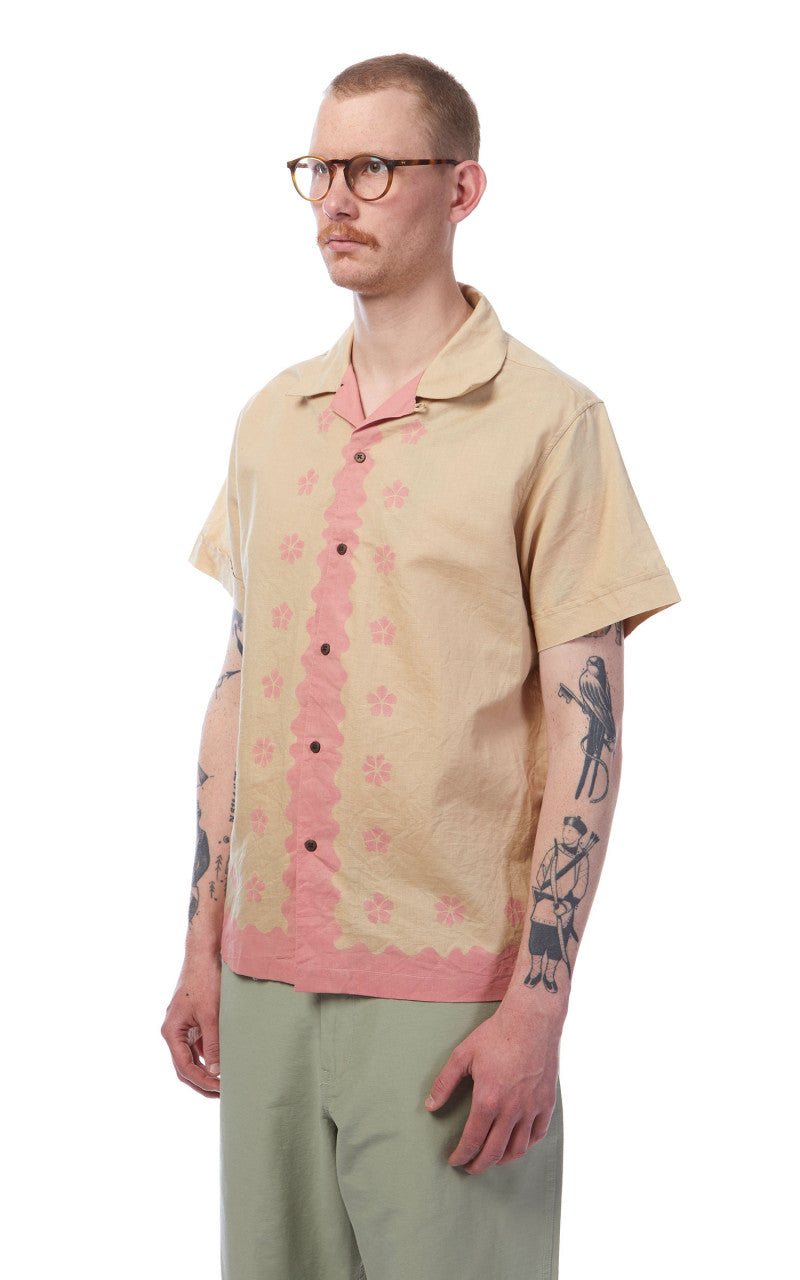 3sixteen Vacation Shirt Studio Floral Pink/Natural