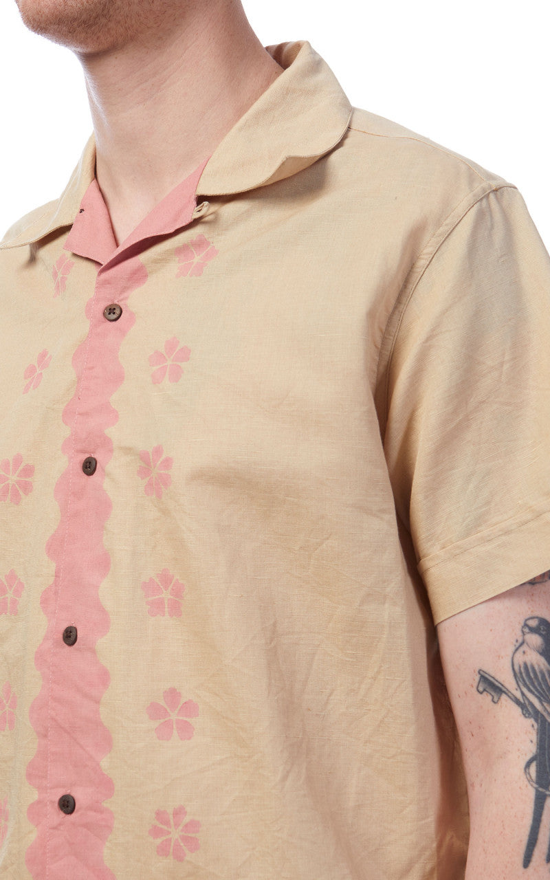 3sixteen Vacation Shirt Studio Floral Pink/Natural