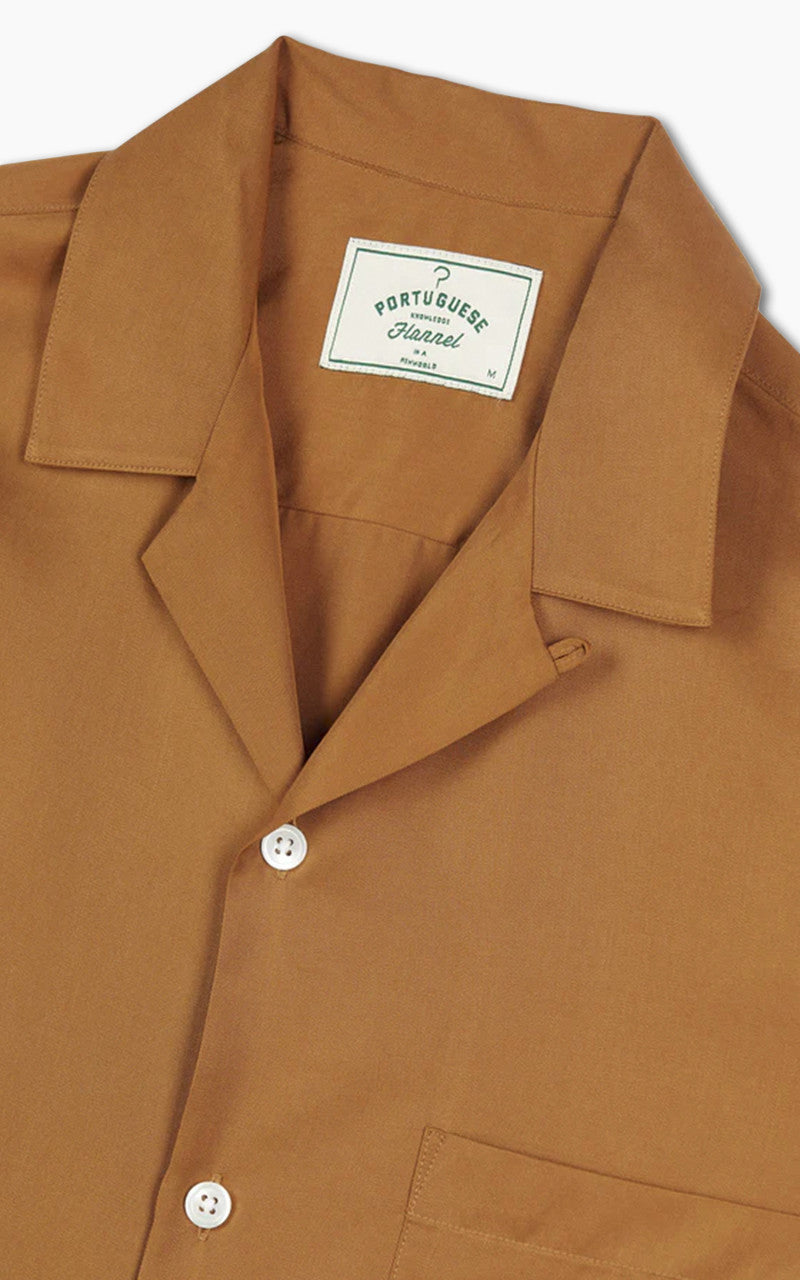 Portuguese Flannel Dogtown Shirt Cinnamon