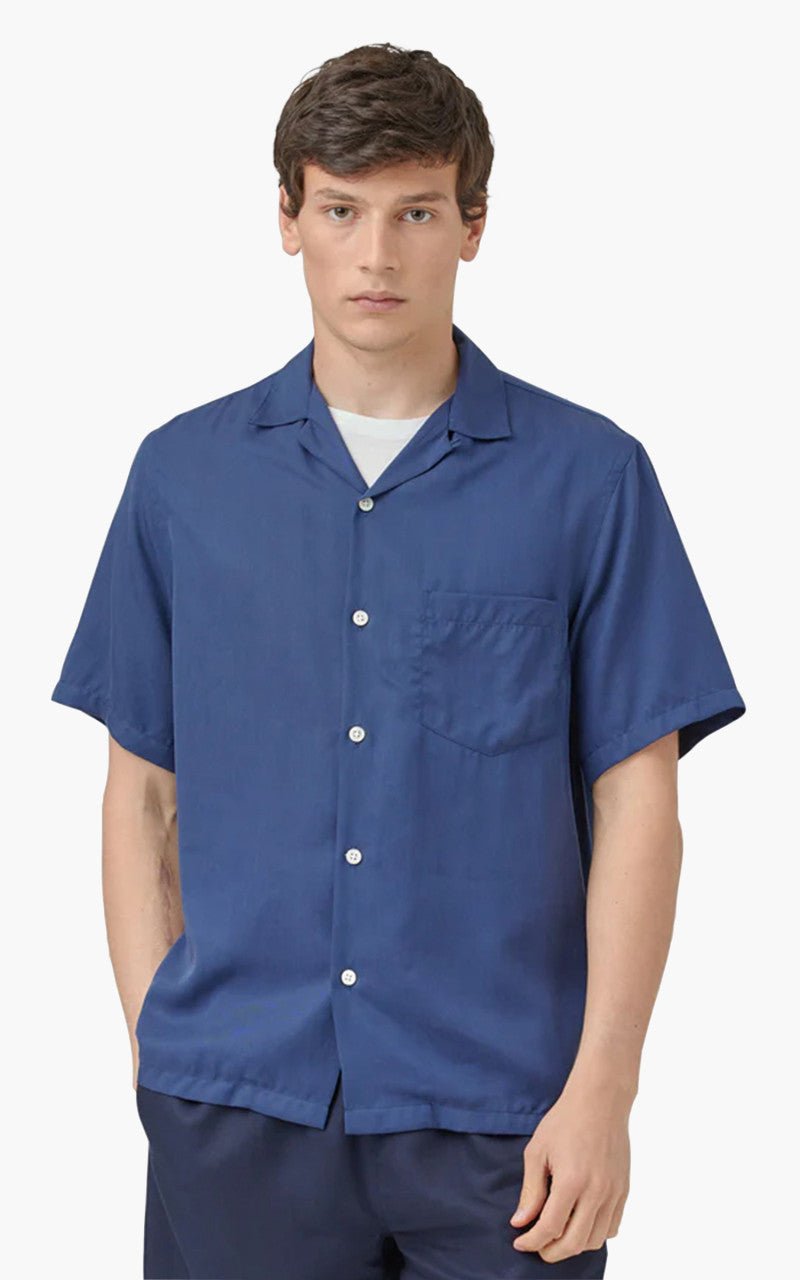 Portuguese Flannel Dogtown Shirt Navy