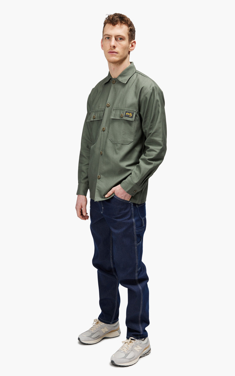 Stan Ray CPO 2 Pocket Shirt Olive Sateen