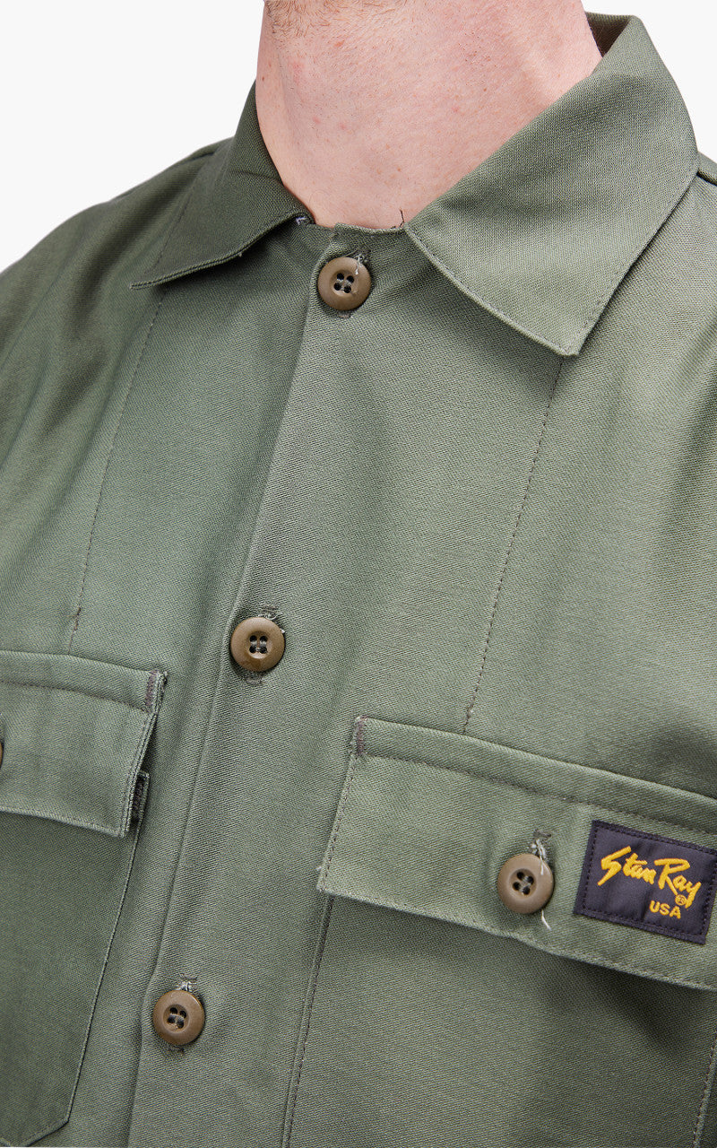 Stan Ray CPO 2 Pocket Shirt Olive Sateen