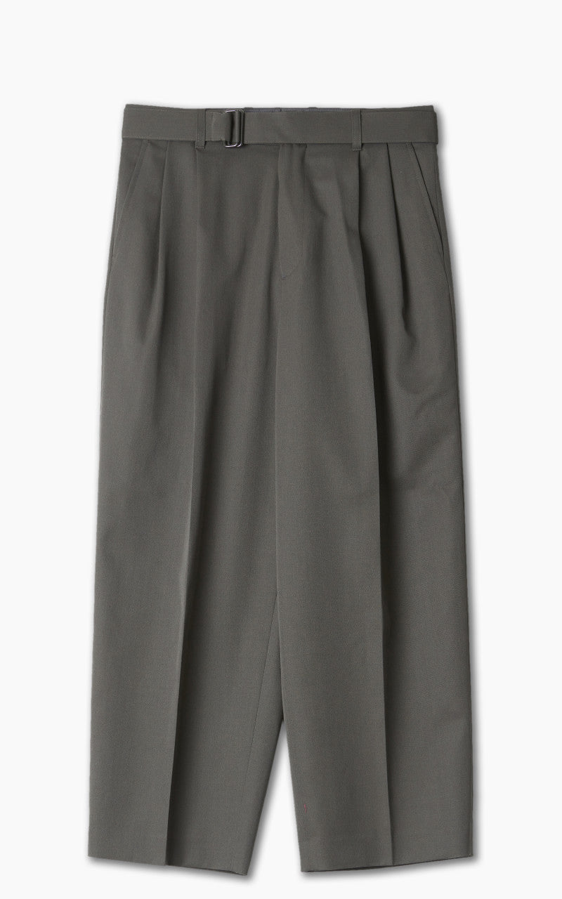 stein Belted Wide Trousers Grey