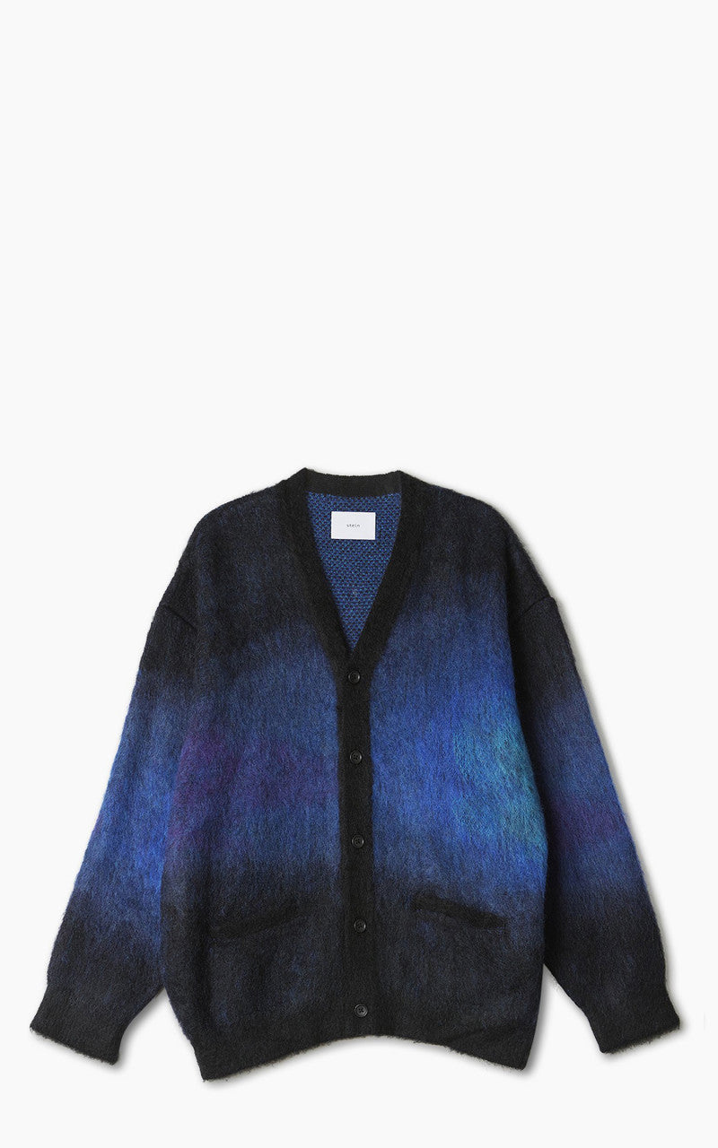 stein gradation mohair cardigan