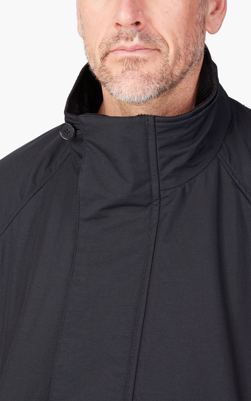 Still By Hand Padded Half Coat Black