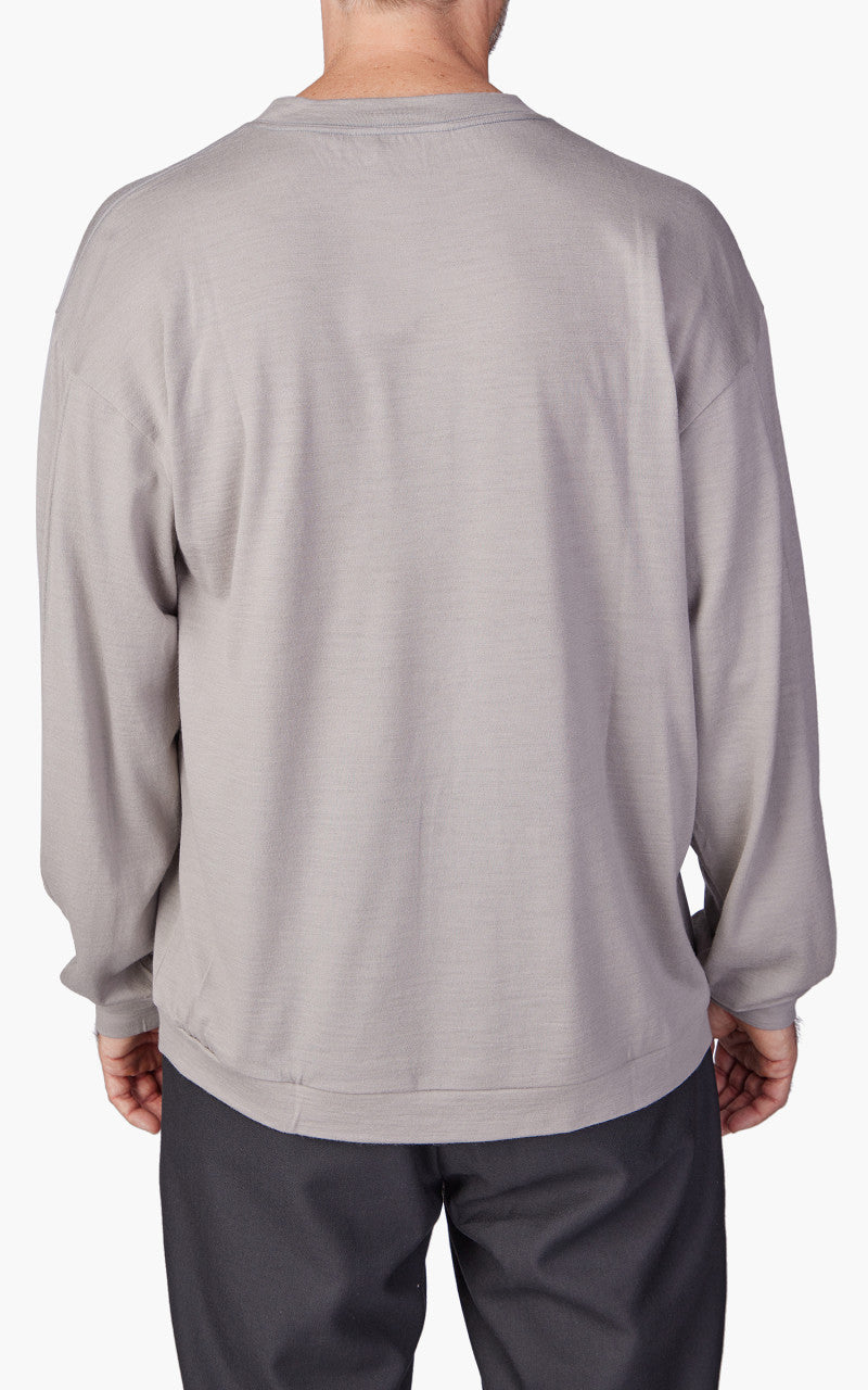 Still By Hand Washable Wool Long Sleeve Grey