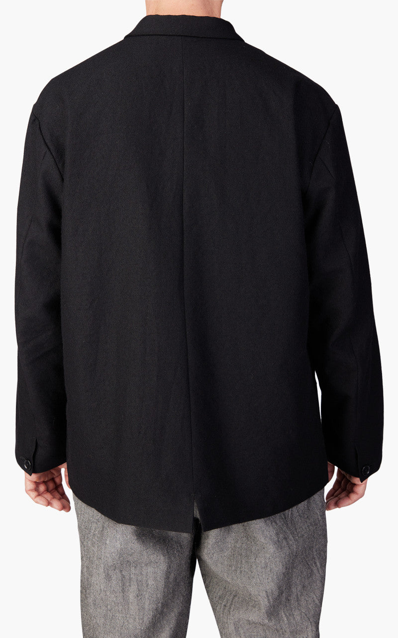 Still By Hand Shetland Wool Jacket Black