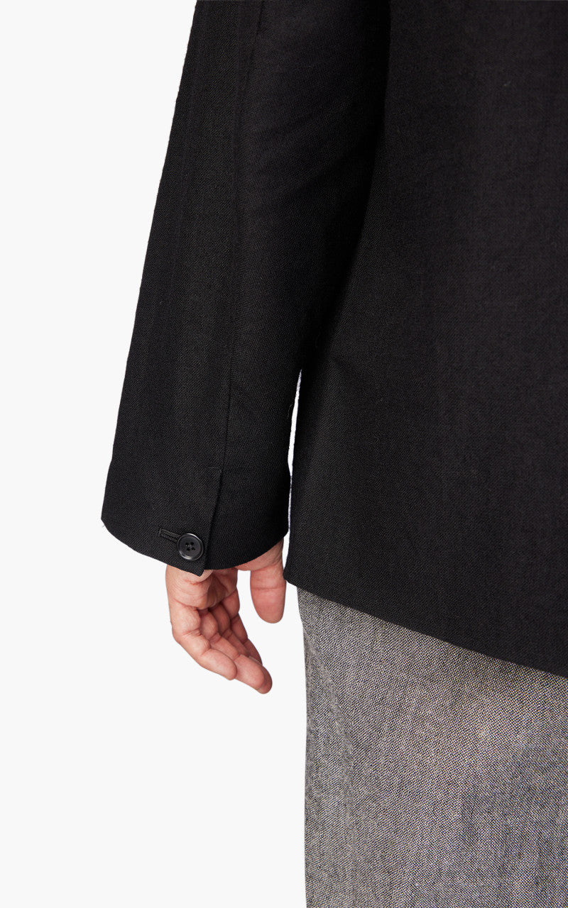 Still By Hand Shetland Wool Jacket Black