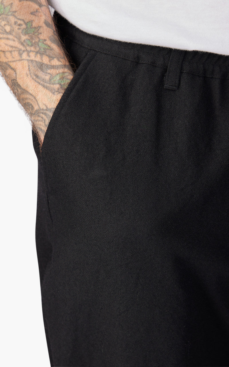 Still By Hand Shetland Wool Pants Black