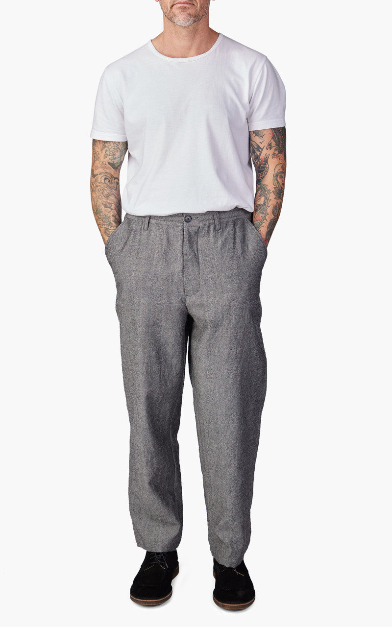 Still By Hand Shetland Wool Pants Grey