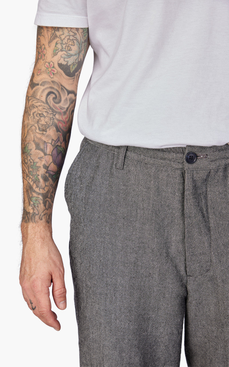 Still By Hand Shetland Wool Pants Grey