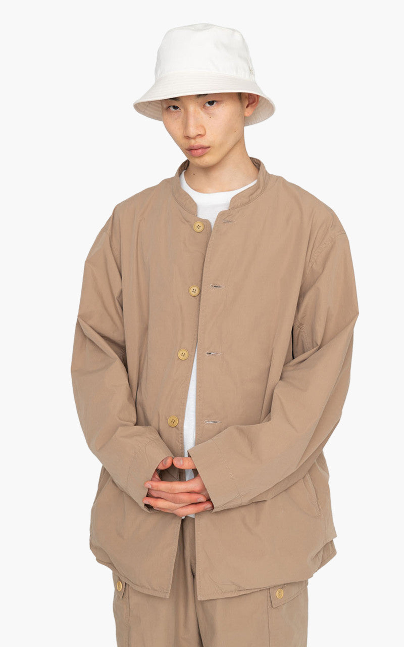 Nanamica Band Collar Jacket Camel