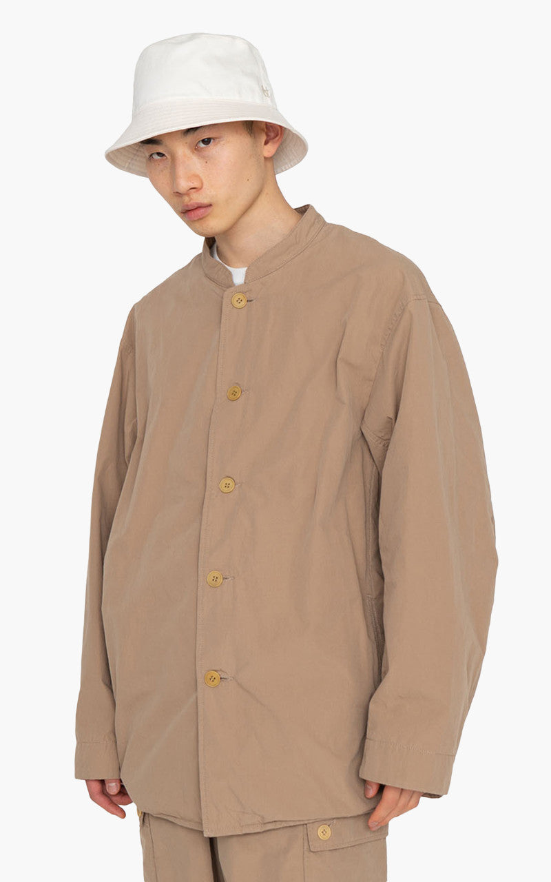 Nanamica Band Collar Jacket Camel