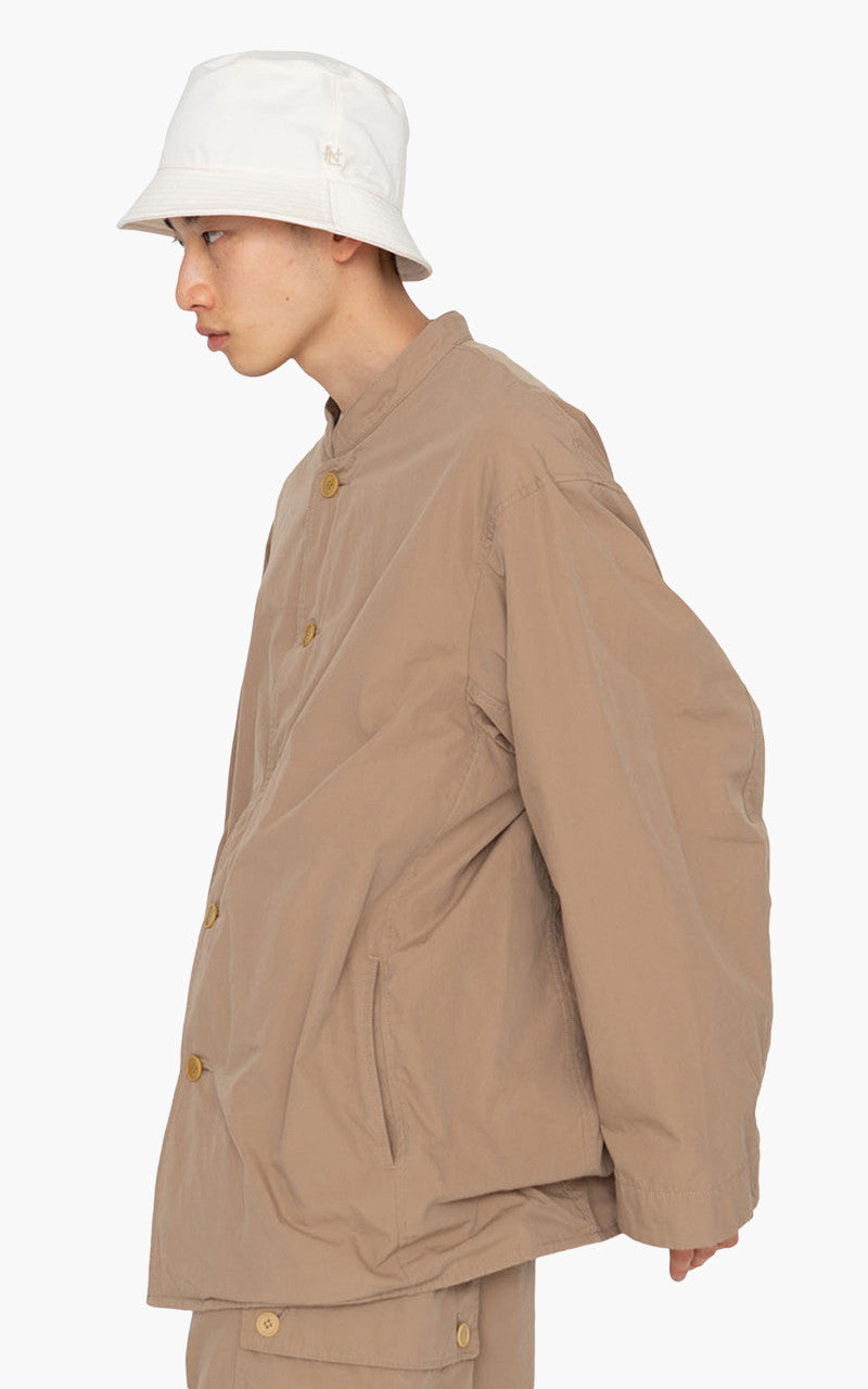 Nanamica Band Collar Jacket Camel