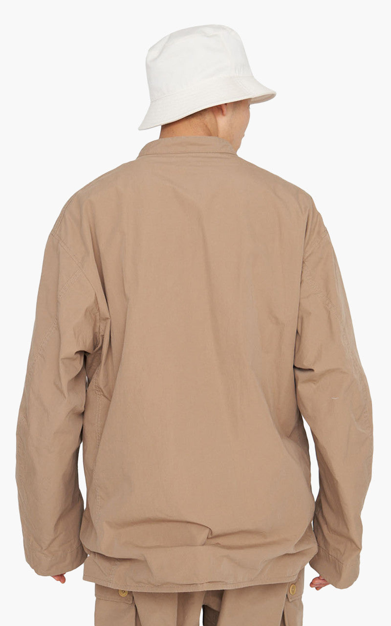 Nanamica Band Collar Jacket Camel