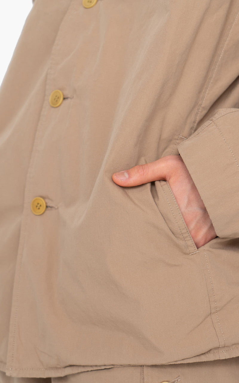 Nanamica Band Collar Jacket Camel