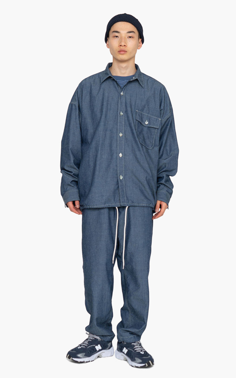 Nanamica Chambray CPO Shirt Jacket Indigo