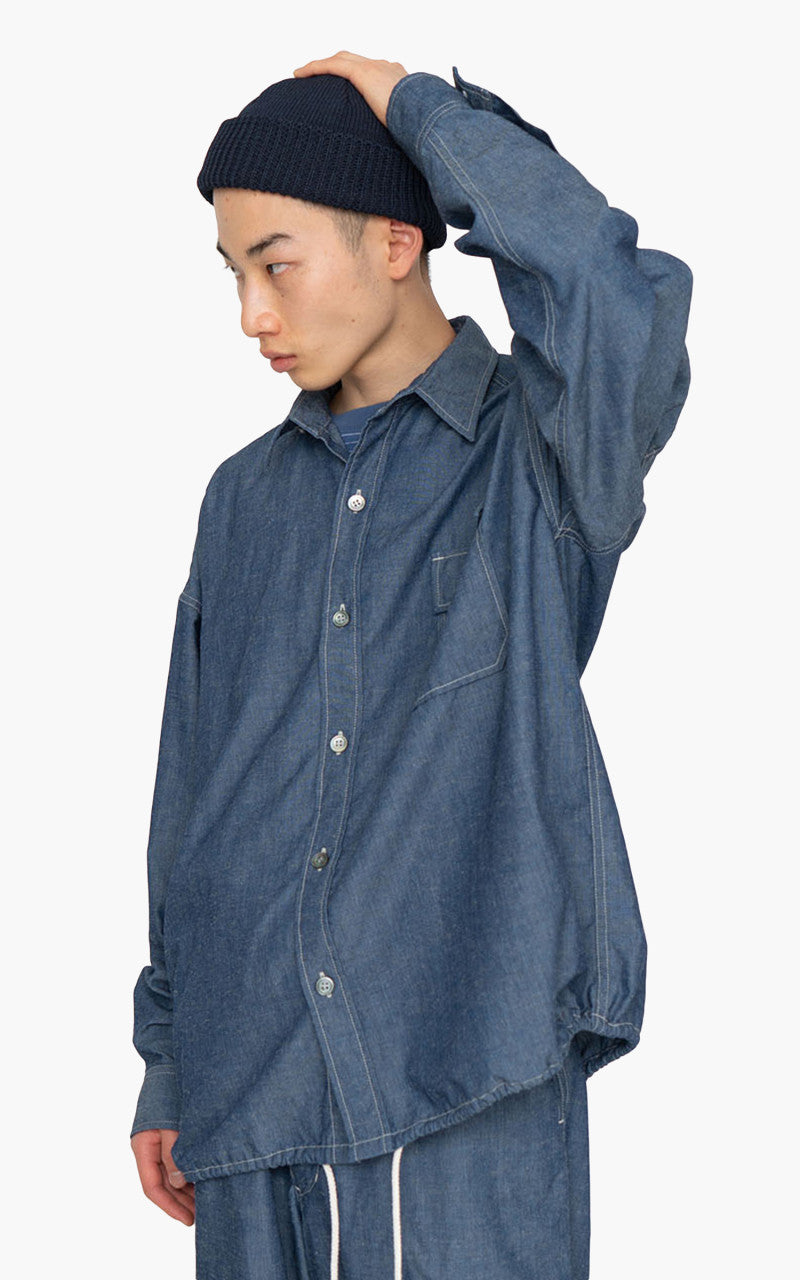 Nanamica Chambray CPO Shirt Jacket Indigo