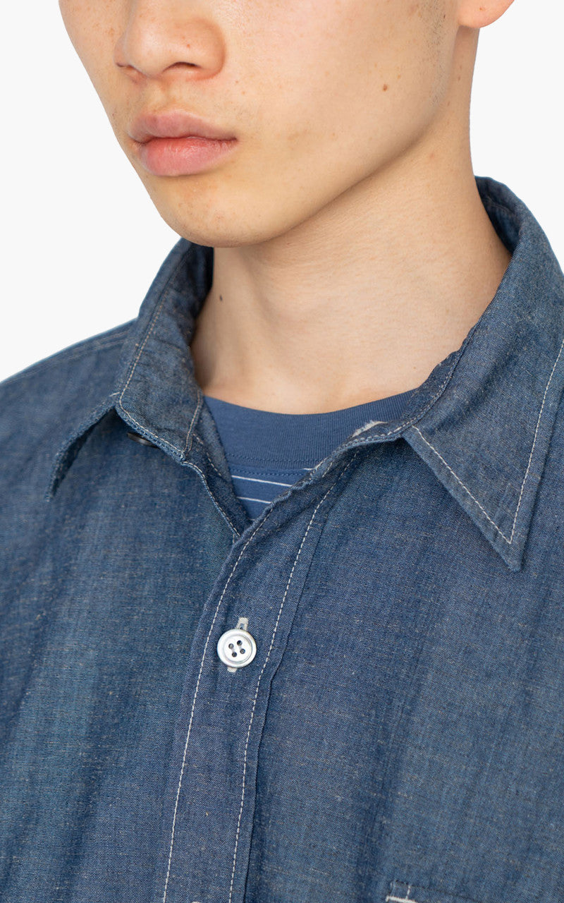 Nanamica Chambray CPO Shirt Jacket Indigo