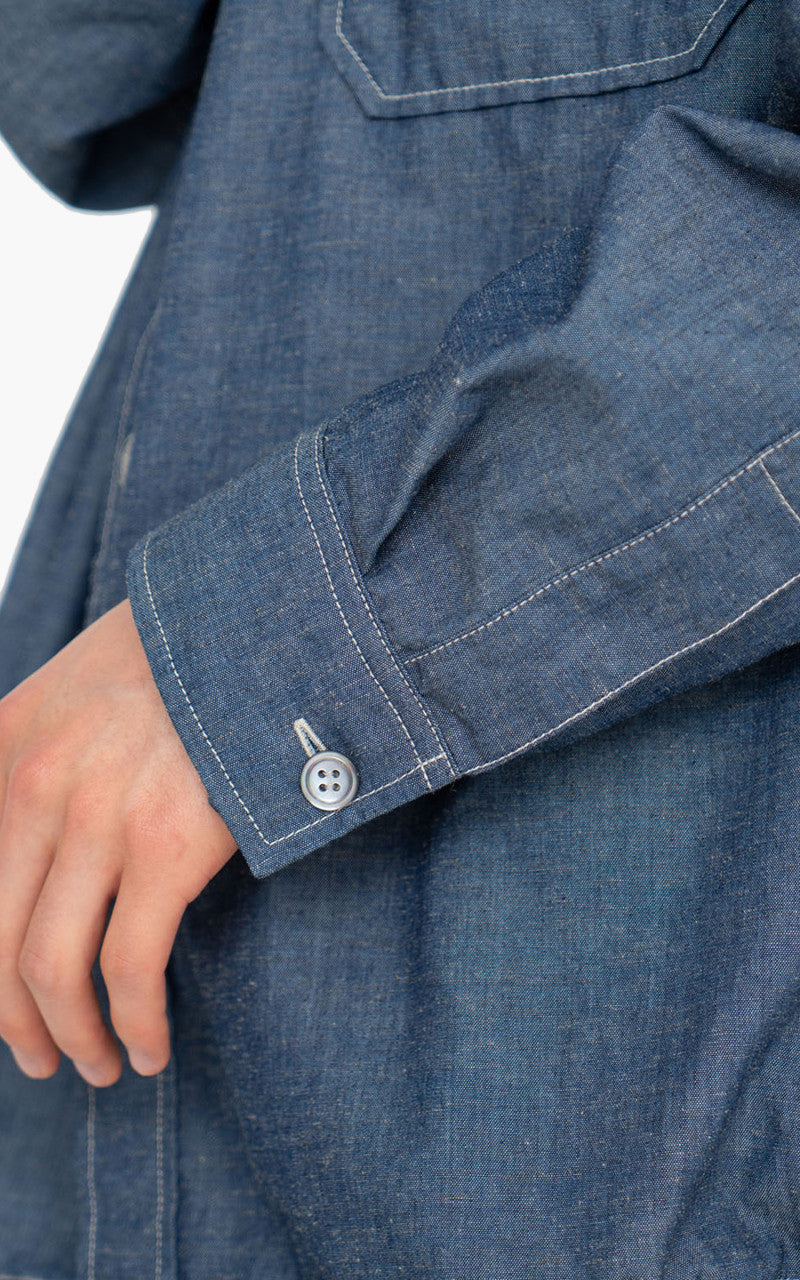 Nanamica Chambray CPO Shirt Jacket Indigo