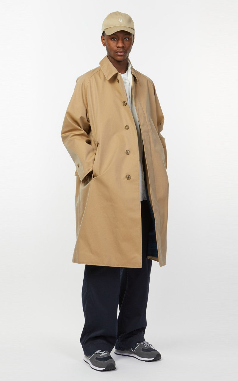Nanamica GORE-TEX Balmacaan Coat Beige