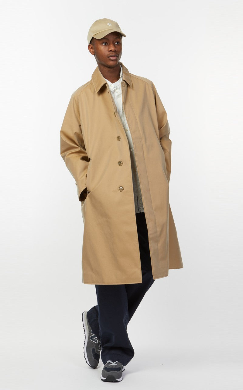 Nanamica GORE-TEX Balmacaan Coat Beige