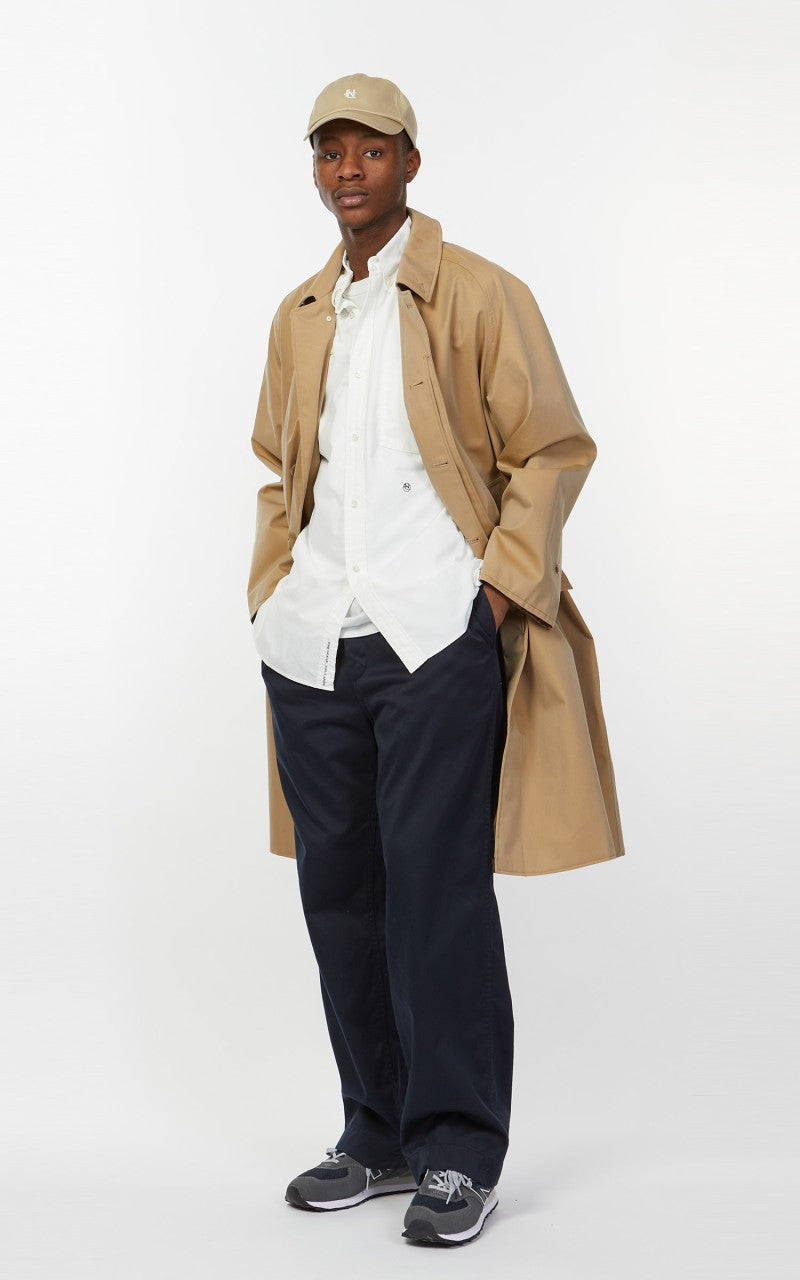 Nanamica GORE-TEX Balmacaan Coat Beige
