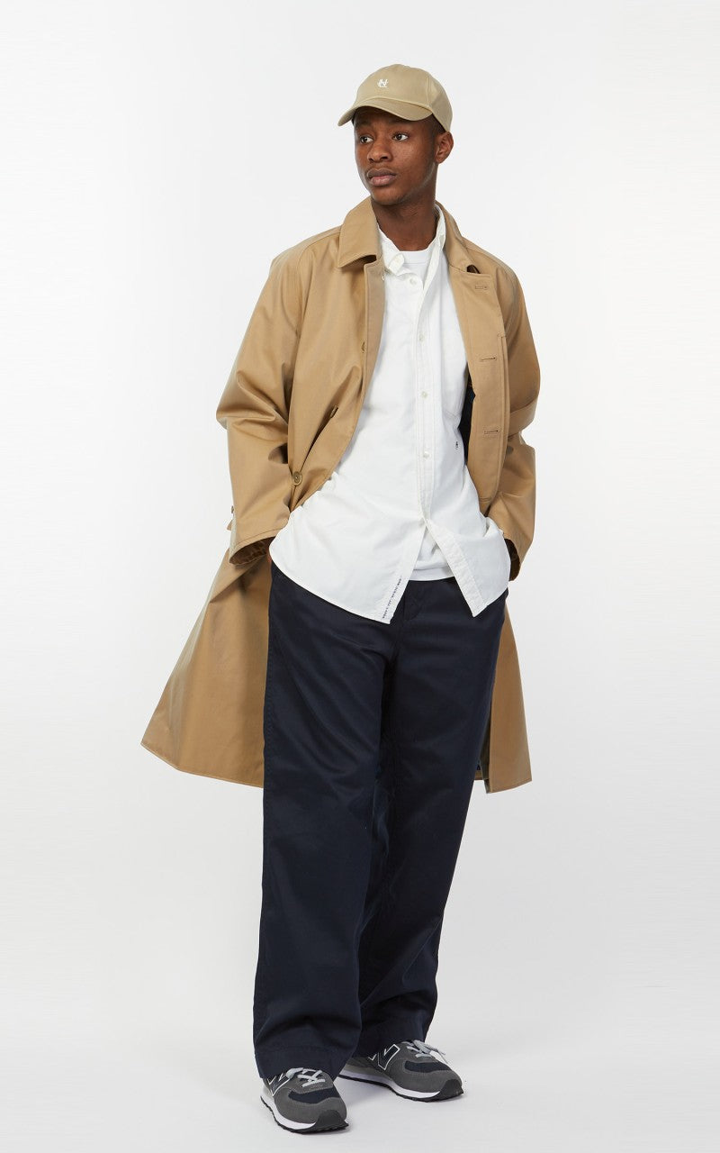 Nanamica GORE-TEX Balmacaan Coat Beige