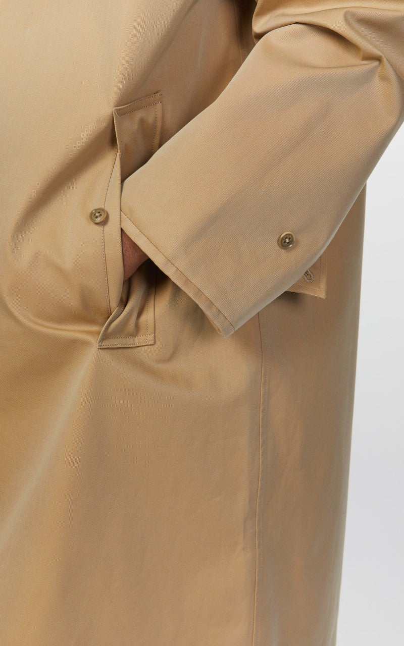 Nanamica GORE-TEX Balmacaan Coat Beige