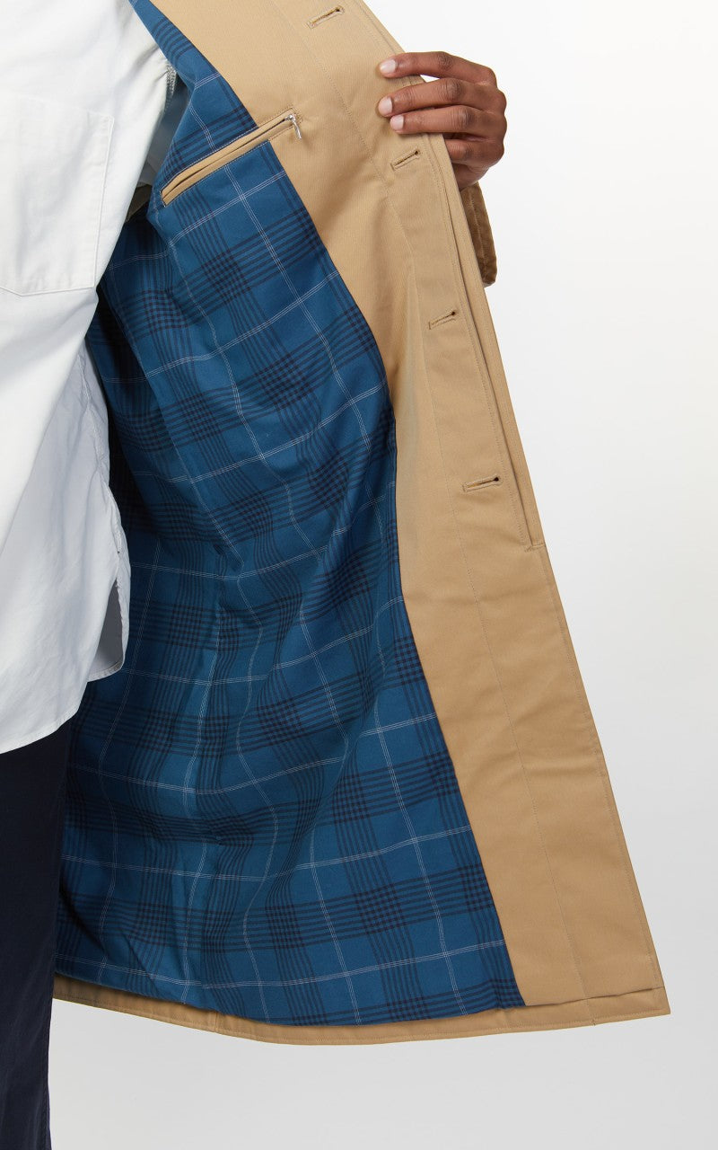 Nanamica GORE-TEX Balmacaan Coat Beige