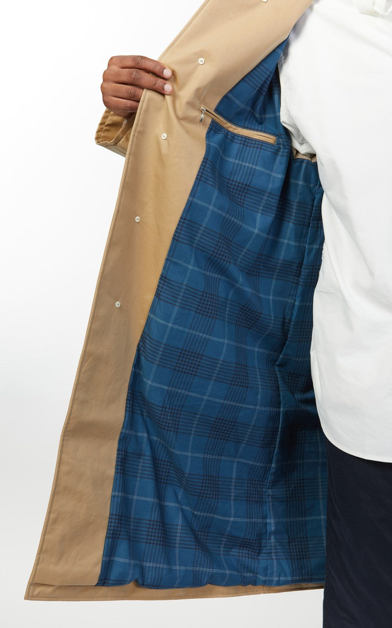 Nanamica GORE-TEX Balmacaan Coat Beige