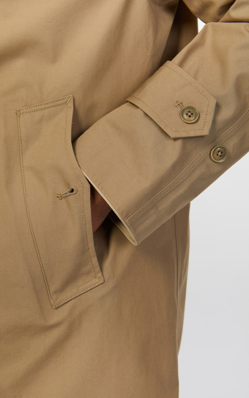 Nanamica GORE-TEX Soutien Collar Coat Beige
