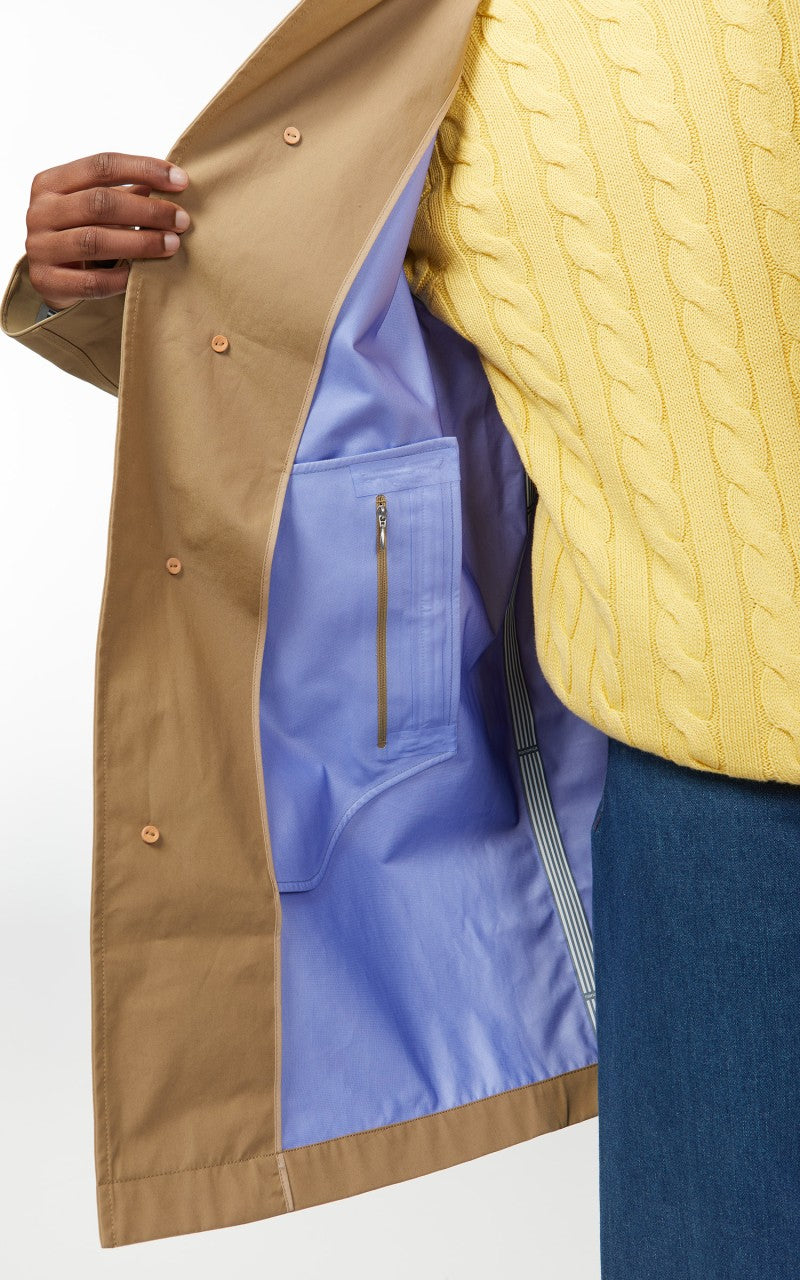 Nanamica GORE-TEX Soutien Collar Coat Beige