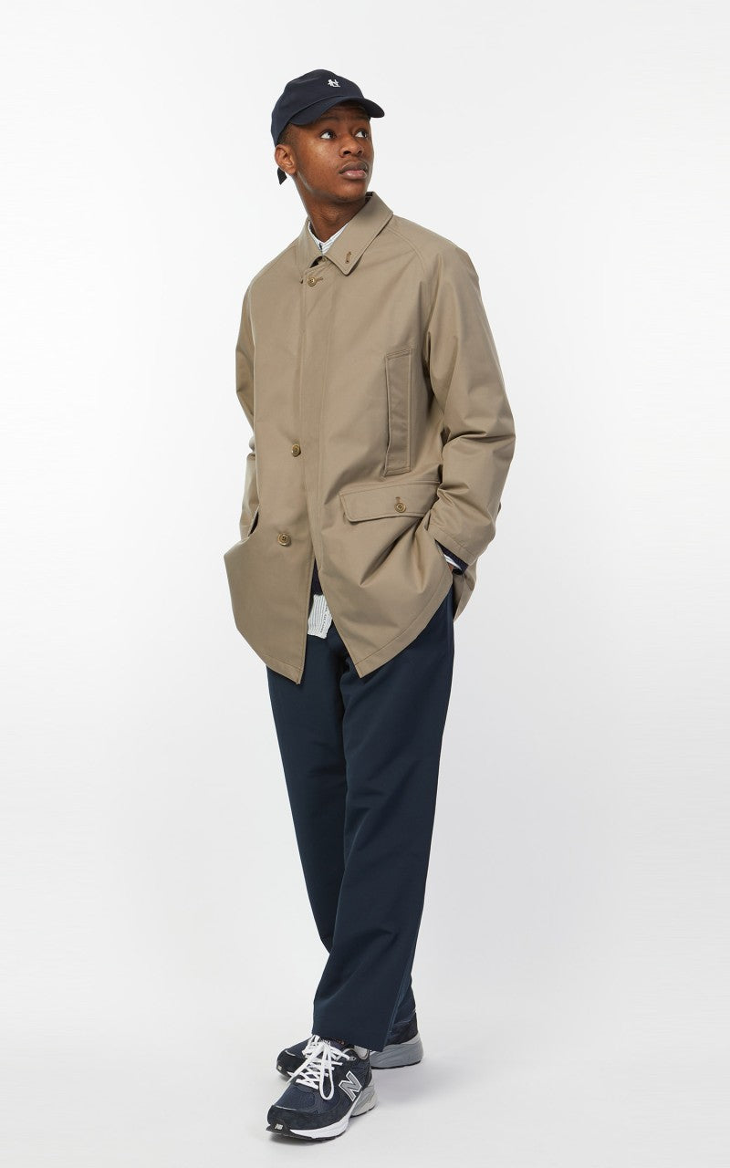 Nanamica 2L GORE-TEX Short Soutien Collar Coat Beige