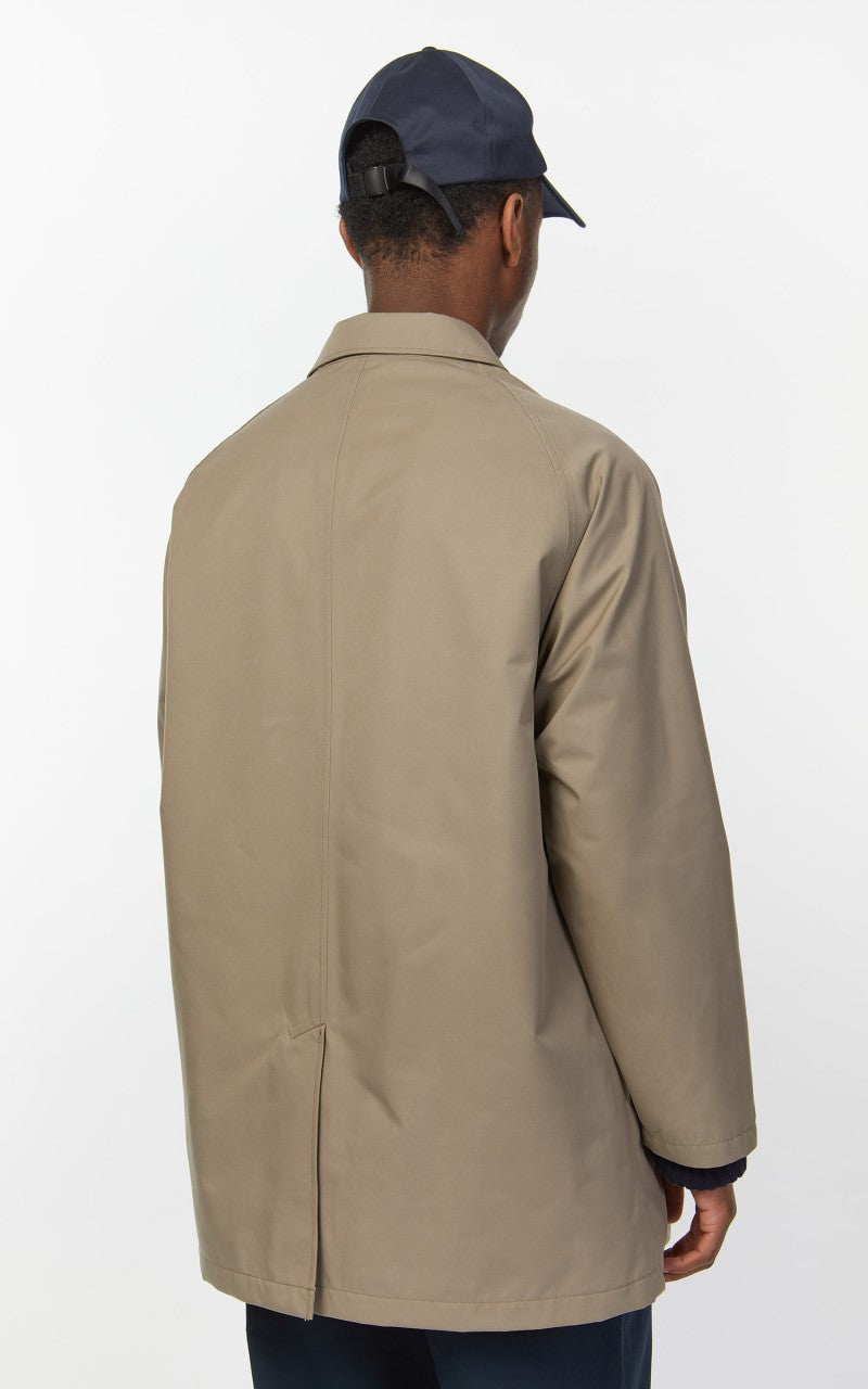 Nanamica 2L GORE-TEX Short Soutien Collar Coat Beige