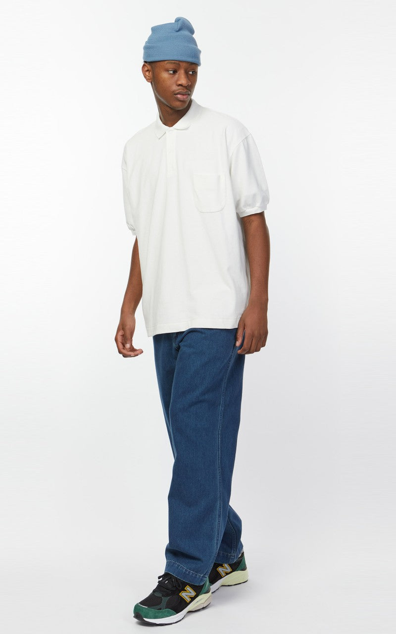 Nanamica Denim Wide Pants Indigo Bleach