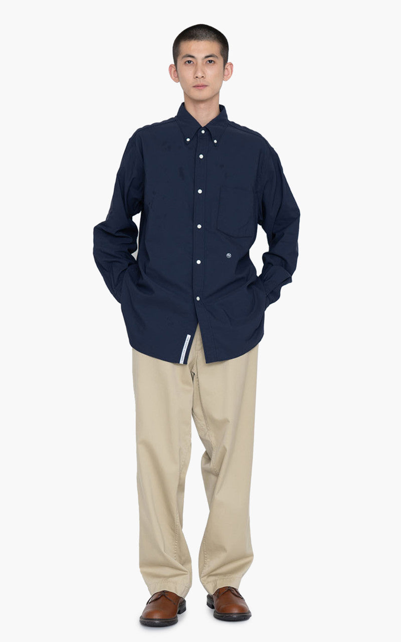 Nanamica Button Down Wind Shirt Dark Navy