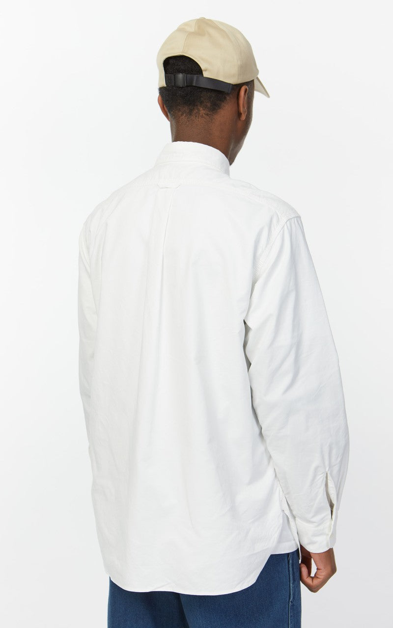 Nanamica Button Down Wind Shirt White
