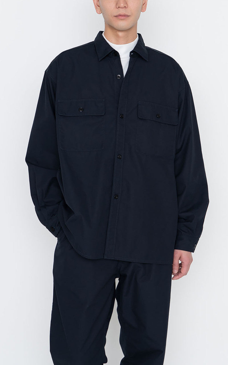 Nanamica Utility Light Wind Shirt Navy