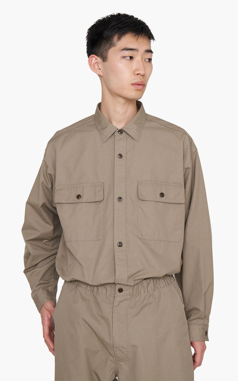 Nanamica Utility Light Wind Shirt Taupe