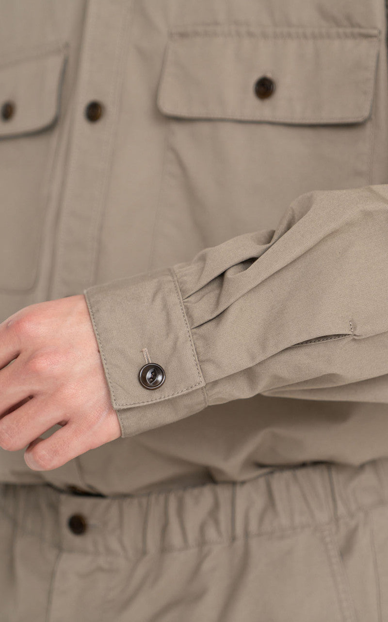 Nanamica Utility Light Wind Shirt Taupe